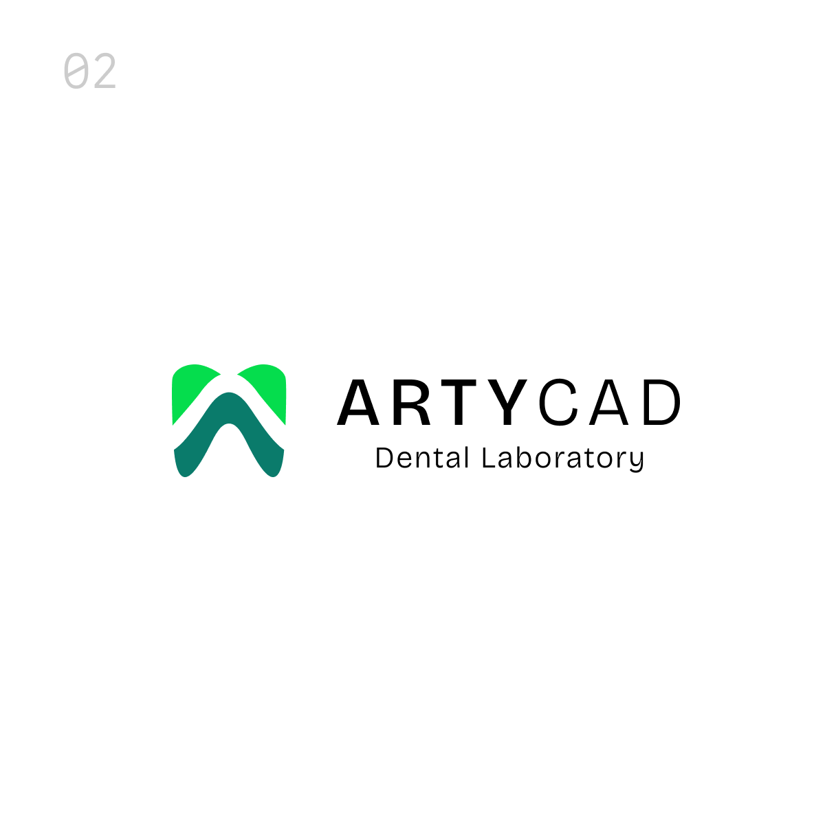 ArtyCad Dental Laboratory logo concept 02
