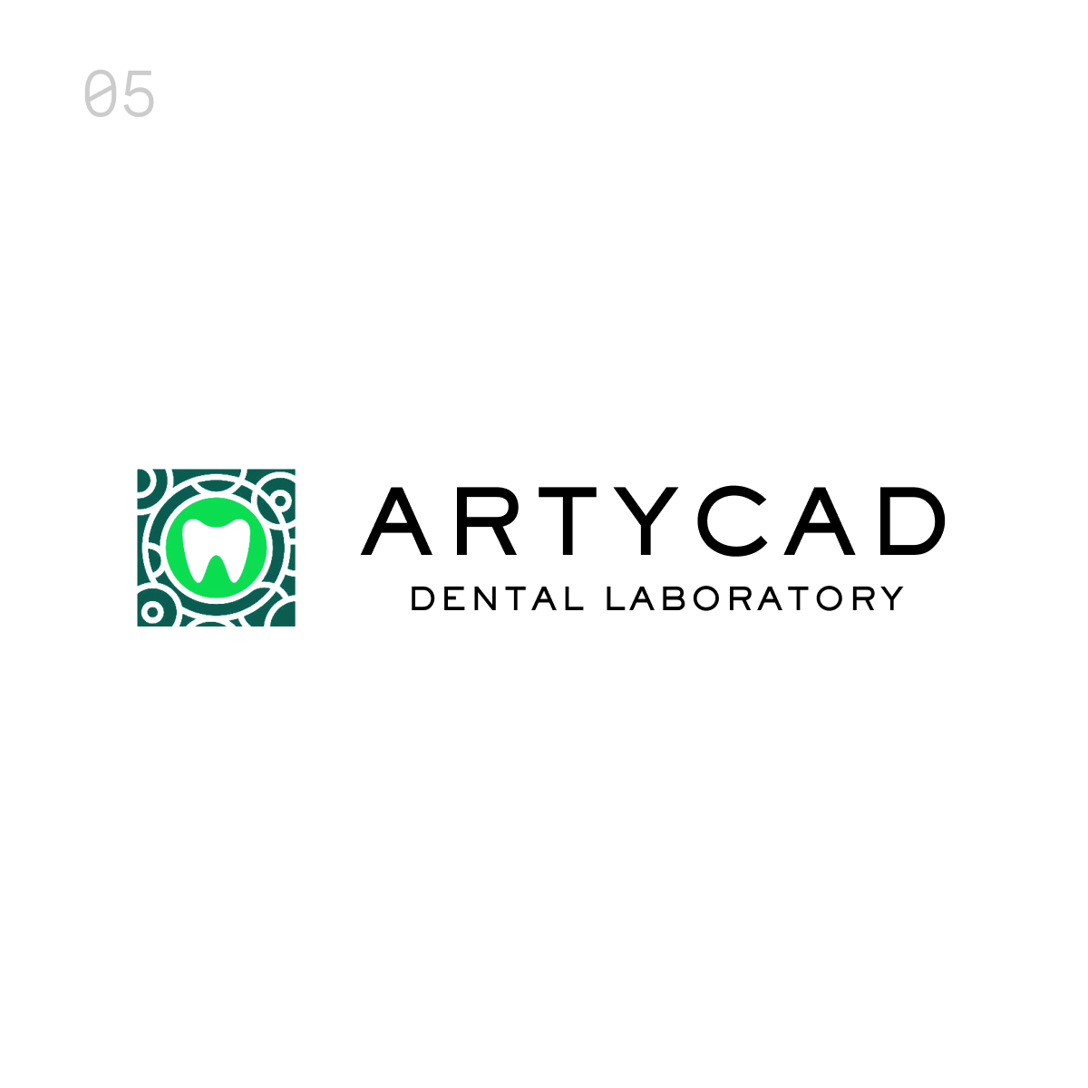 ArtyCad Dental Laboratory logo concept 05
