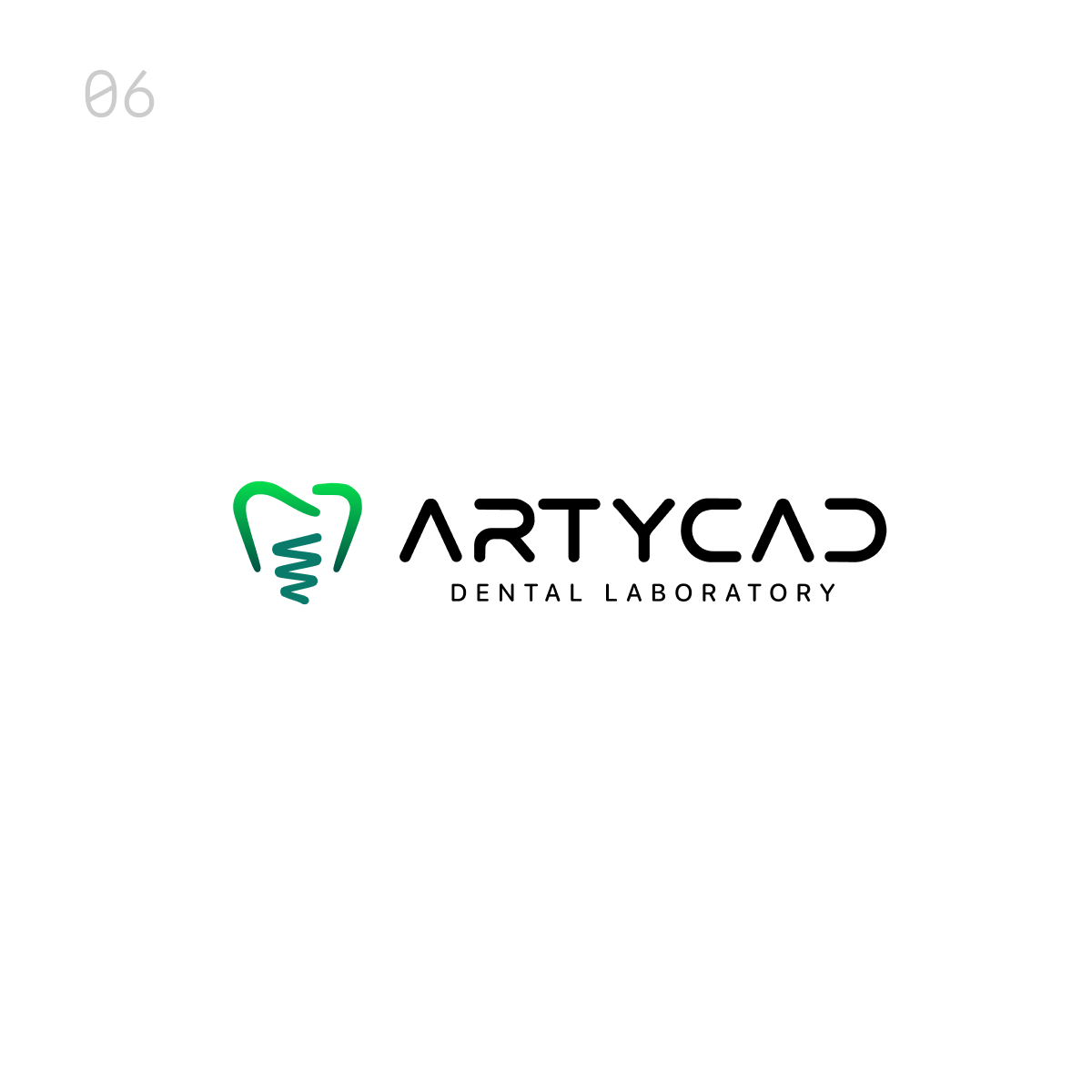 ArtyCad Dental Laboratory logo concept 06
